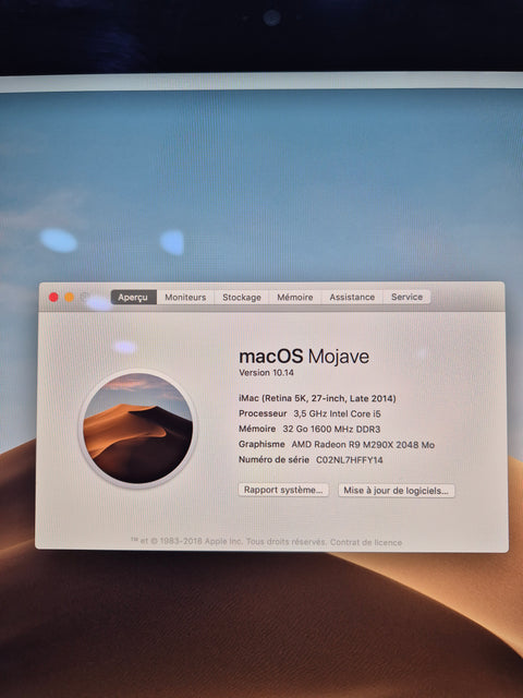 IMac 2014 27-inch