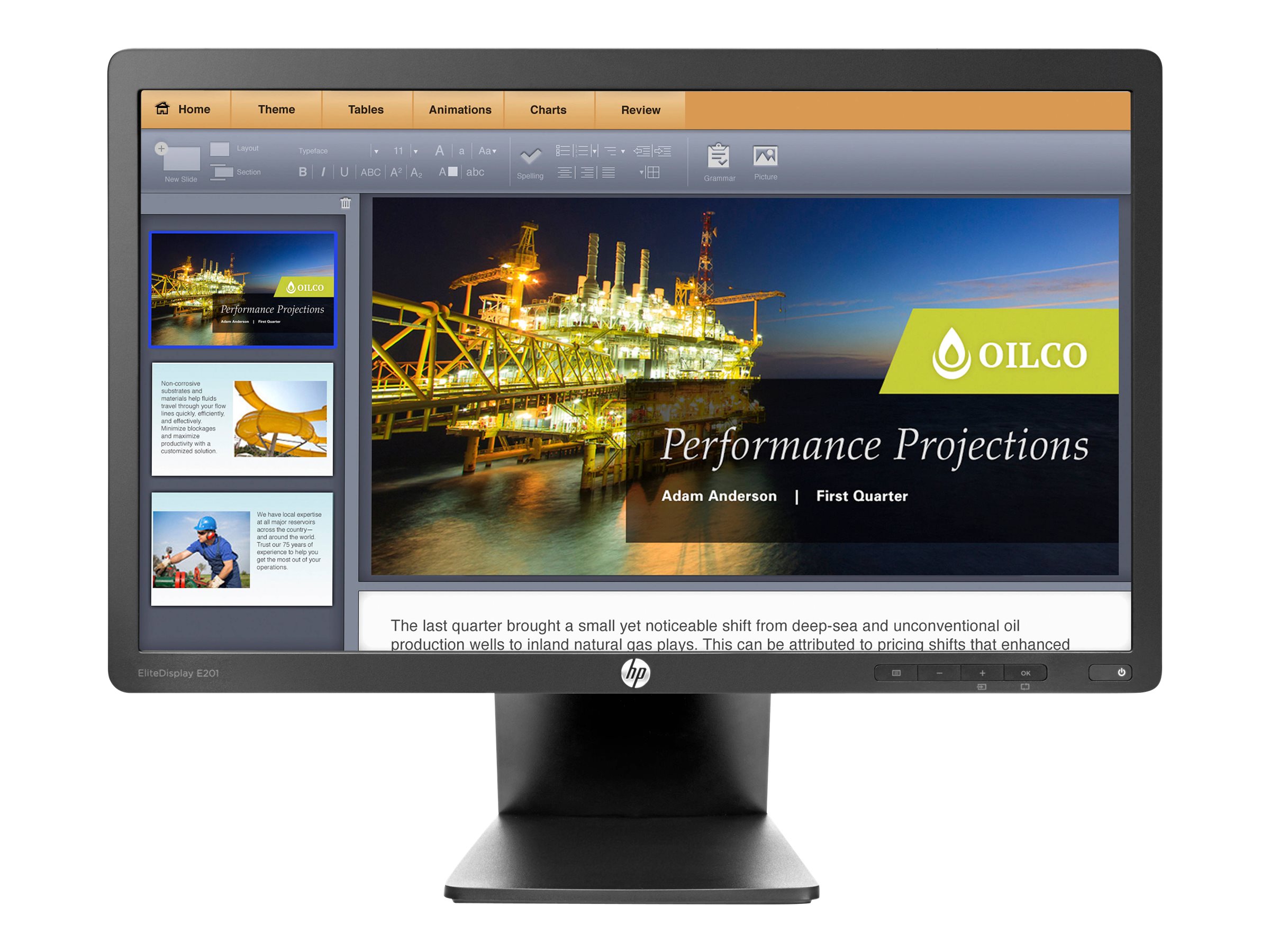 ECRAN HP EliteDisplay E201
