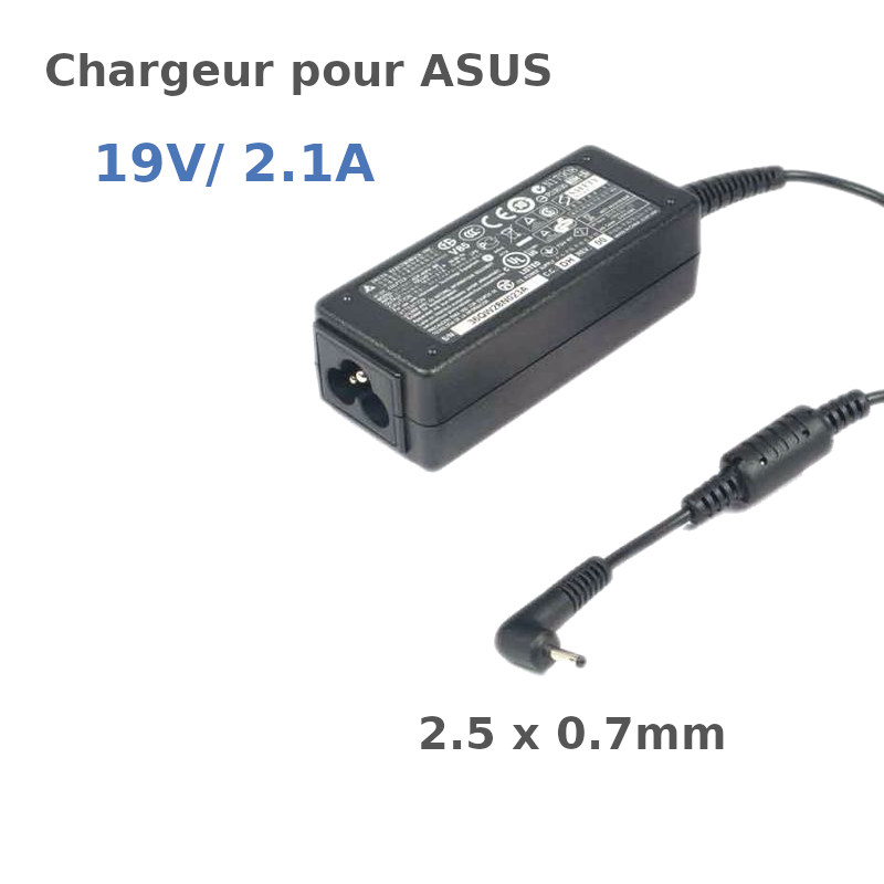CHARGEUR ASUS 19V 2.1A 2.5*0.7