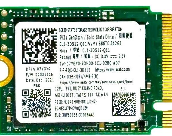 SSD 512 GB NVMe MINI